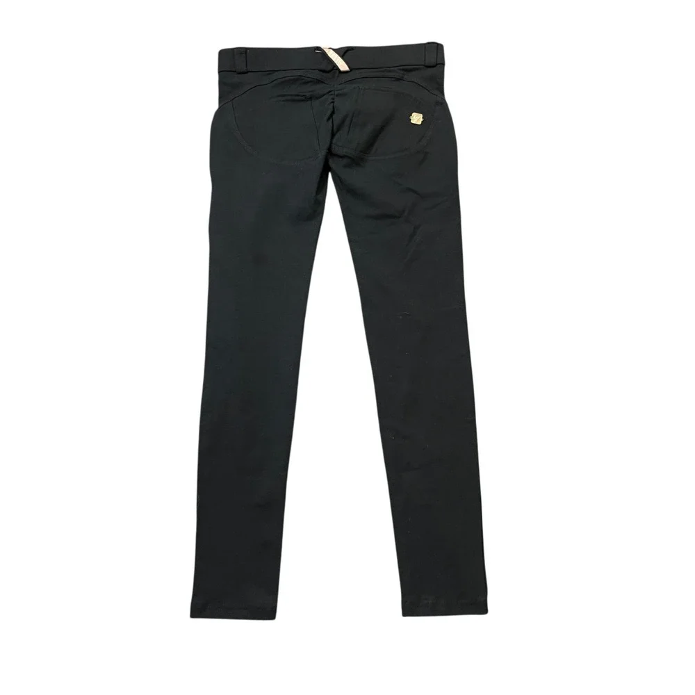 Freddy Small (4)‎ Black Skinny Pants Cotton Blend Zipper Closure